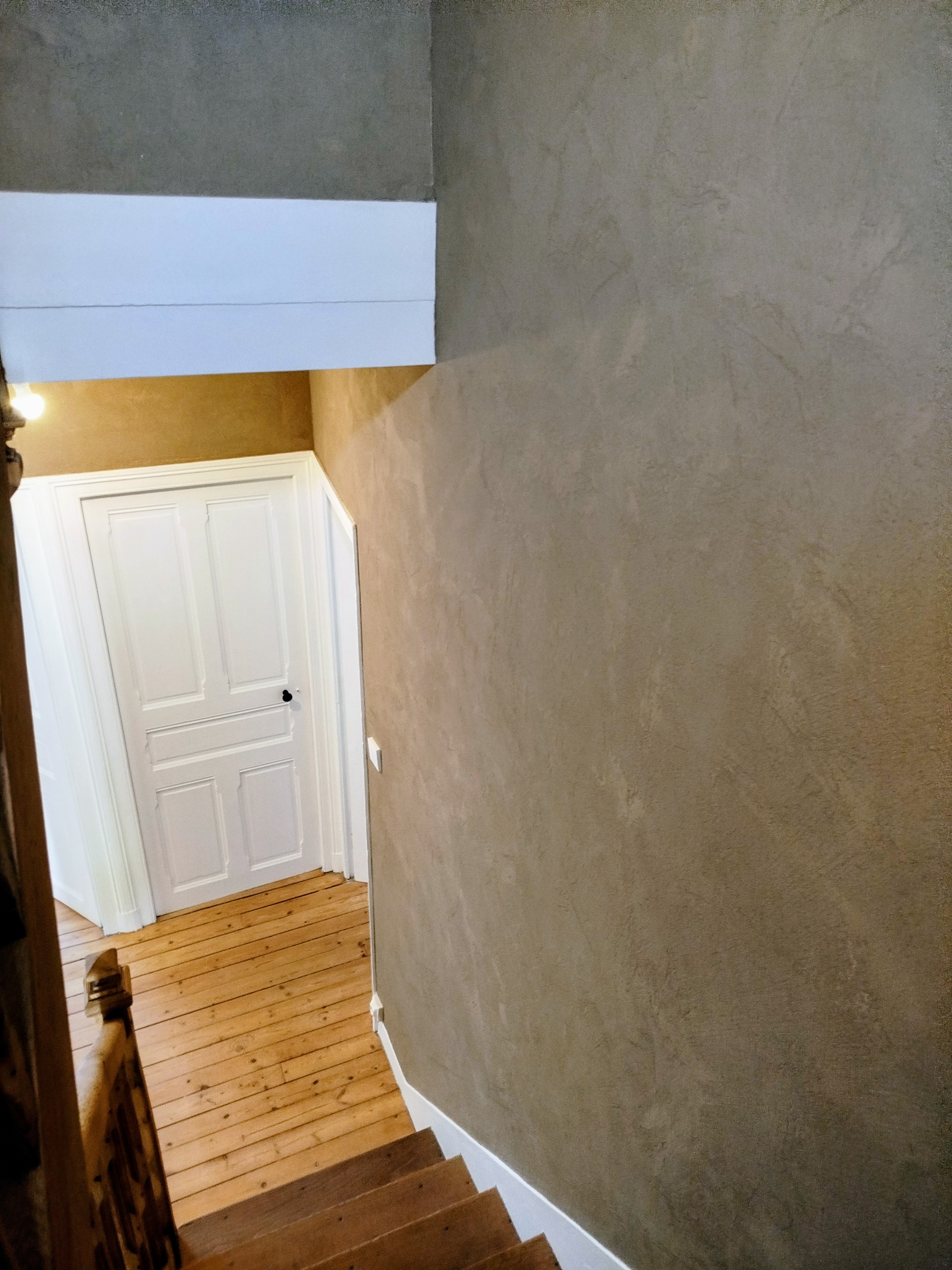 Réalisation d'enduit décoratif
